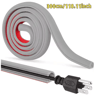 Adhesive Cable Management Channel  Invisible Wire Cover Raceway With Cap 2