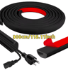 Adhesive Cable Management Channel  Invisible Wire Cover Raceway With Cap 3