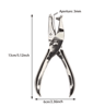 Metal Hole Punch Pliers  3mm6mm Precision Paper  Leather Punch Tool 7