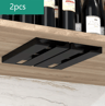 NoDrill Under Cabinet Wine Glass Rack For SpaceSaving Storage 3