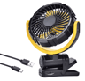Hipacool Portable Car Cooling Fan  USB Rechargeable ClipOn 900 Rotating Air Cooler 1