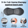 Okayso 3 In 1 Shiatsu Back Massager Portable Deep Tissue Massager For Back Shoulder  Waist Relief 1