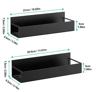 MagniSpace 2pcs Magnetic Storage Shelf  SpaceSaving Fridge Organizer Rack For Kitchen  Laundry 2