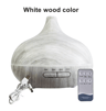 550ML Wood Grain Aroma Diffuser LED Essential Oil Diffuser With Remote  Color Lights 1