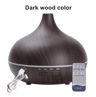550ML Wood Grain Aroma Diffuser LED Essential Oil Diffuser With Remote  Color Lights 2