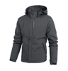 Mens Waterproof Rain Jacket Lightweight Hooded Windproof Outdoor Hiking Raincoat 1