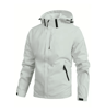 Mens Waterproof Rain Jacket Lightweight Hooded Windproof Outdoor Hiking Raincoat 3