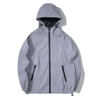 Mens Reflective Jacket  Waterproof Hooded Windbreaker Hip Hop Streetwear Coat 1