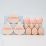12Piece Makeup Sponge  Powder Puff Set Beauty Blender Kit With Velvet Triangle Puffs 1