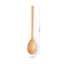 PureWood Kitchen Spoon Set  Natural Wooden Cooking  Serving Utensils 2