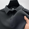 Mens Embroidered Polo Shirt Short Sleeve Business Casual Summer Top 3
