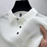 Mens Embroidered Polo Shirt Short Sleeve Business Casual Summer Top 6