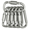 6pcs Carabiner Clips Set Durable Spring Snap Hooks For Outdoor  Everyday Use 2
