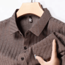 Mens WrinkleFree Printed Shirt  Short Sleeve Business Casual No Iron Top 2