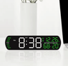 Digital Alarm Clock With Temperature  Humidity LED Auto Dimmable Multifunction Desk Clock 7