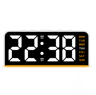 LED Digital Alarm Clock With Temperature Display Modern Bedside Clock With Night Light  Snooze 1