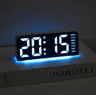 LED Digital Alarm Clock With Temperature Display Modern Bedside Clock With Night Light  Snooze 8