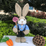 Cute Easter Bunny Figurine Handmade Rabbit Decor For Spring  Home Styling 2