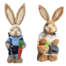 Cute Easter Bunny Figurine Handmade Rabbit Decor For Spring  Home Styling 7