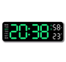 Smart LED Digital Wall Clock Silent Modern Display With Temperature  Calendar 4