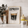 Bon Appetit Coffee Canvas Wall Art  Moka Pot Espresso Poster For Kitchen Decor 13