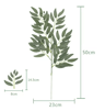 10PCS Artificial Ruscus Greenery Stems  Faux Wedding  Home Decor Leaves 2