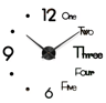 Modern 3D DIY Wall Clock  Large Acrylic Mirror Decorative Quartz Clock 6