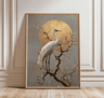 Japanese Tiger Swimming Canvas Wall Art  Asian Animal Canvas Print For Modern Living Room Decor 13