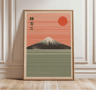 Japanese Tiger Swimming Canvas Wall Art  Asian Animal Canvas Print For Modern Living Room Decor 18