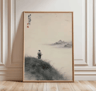 Japanese Tiger Swimming Canvas Wall Art  Asian Animal Canvas Print For Modern Living Room Decor 5