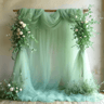 Sheer Gauze Table Runner For Weddings  Events Boho Table Decor And Arch Draping Fabric 1