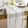 Sheer Gauze Table Runner For Weddings  Events Boho Table Decor And Arch Draping Fabric 12