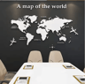3D Acrylic World Map Wall Sticker Modern Crystal Wall Decor For Home  Office 7