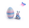 3D Printed Easter Rabbit Ornament With Egg Cute Desk Decor  Kids Gift 24