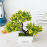 Artificial Bonsai Plant  Mini Zen Garden Tabletop Tree For Home  Office Decor 4