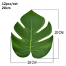 Artificial Palm Leaves Gold Green Turtle Leaf Decor For Wedding  Home Styling 9