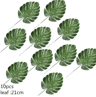Artificial Palm Leaves Gold Green Turtle Leaf Decor For Wedding  Home Styling 13