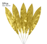 Artificial Palm Leaves Gold Green Turtle Leaf Decor For Wedding  Home Styling 4