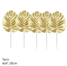 Artificial Palm Leaves Gold Green Turtle Leaf Decor For Wedding  Home Styling 18