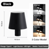 Wireless LED Wine Bottle Lamp  Rechargeable Touch Control Table Light For Outdoor  Dining Ambiance 4