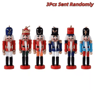 Mini Nutcracker Soldier Figurines Set  Christmas Desktop Ornaments  Holiday Decor 1