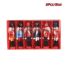 Mini Nutcracker Soldier Figurines Set  Christmas Desktop Ornaments  Holiday Decor 3
