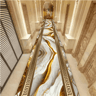 Luxury Marble Corridor Runner Rug Non Slip Custom Hallway  Stair Carpet 5