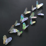 3D Mirror Butterfly Wall Stickers DIY Decorative Wall Art Set 12