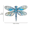 Colorful Acrylic Dragonfly Suncatcher Hanging Window  Garden Decor 1