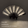 LED Neon Folding Rave Fan Glowing Party Hand Fan For Festivals  Events 22