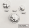 Mirrored Disco Ball Wall Art  Metallic Reflective Modern Home Decor 1