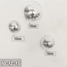 Mirrored Disco Ball Wall Art  Metallic Reflective Modern Home Decor 2