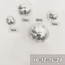 Mirrored Disco Ball Wall Art  Metallic Reflective Modern Home Decor 3