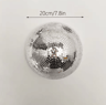 Mirrored Disco Ball Wall Art  Metallic Reflective Modern Home Decor 6